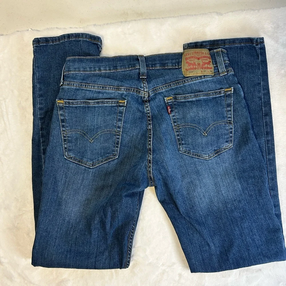 Levi’s 559 Relaxed Straight Jeans Mens Medium Wash Denim Classic Fit